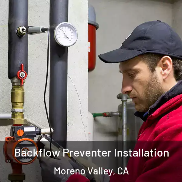  Backflow Preventer Installation Moreno Valley, CA