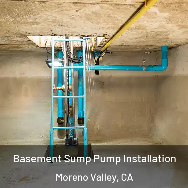  Basement Sump Pump Installation Moreno Valley, CA