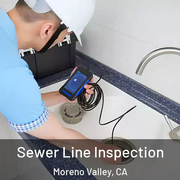  Sewer Line Inspection Moreno Valley, CA