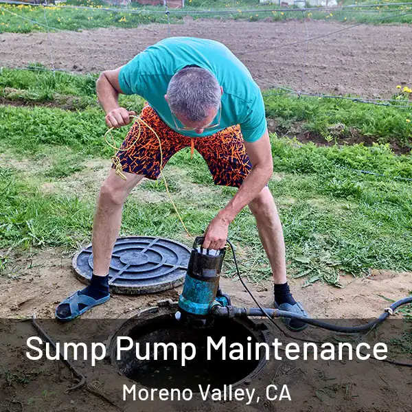  Sump Pump Maintenance Moreno Valley, CA